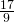 \frac{17}{9}