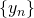 \{y_{n}\}